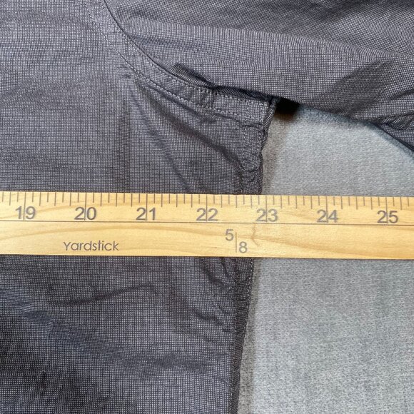 Marc Anthony Slim Fit Long Sleeve Button-Up Shirt Cotton Charcoal Gray Mens L - Picture 11 of 11